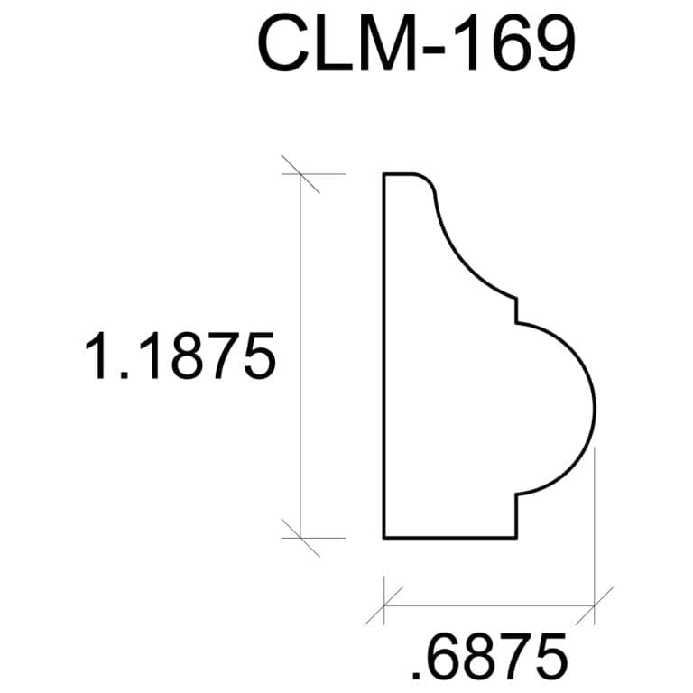 Grooved Coving CLM 14065 - Classic Mouldings Inc